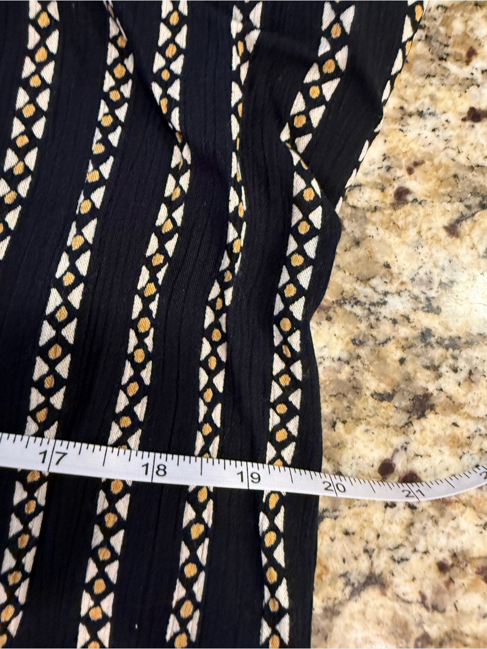 Billabong boho chic black geometric striped crop wide leg jumpsuit M - Picture 10 of 14